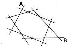 Figure A. 10: 8 points, any 3 of them not aligned, in a convex configuration can befitted by 2 quadrilaterals.